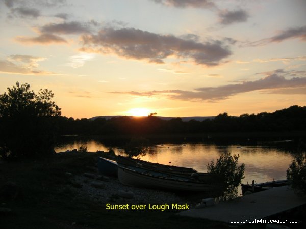  Tourmakeady Waterfall River - Lough Mask Sunset