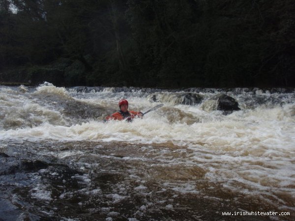  Ulster Blackwater (Benburb Section) River - the steps, medium water.