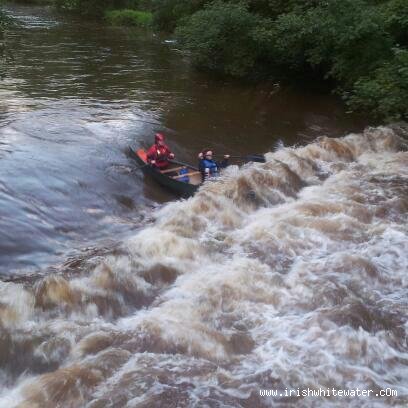  Six Mile Water River - Shakey Bridge high water