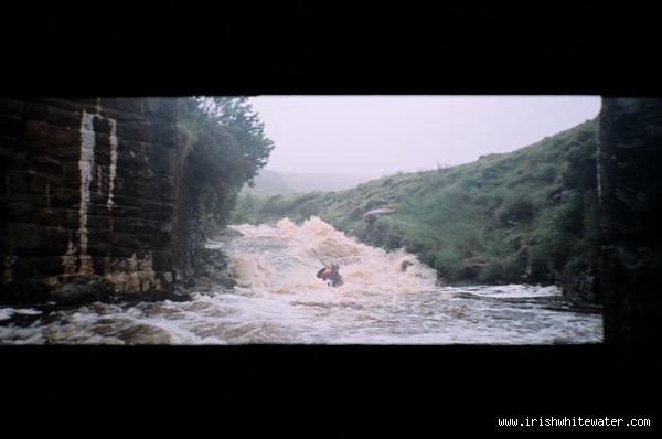  Bunhowna River - Looking back up at the bottom of the main slide