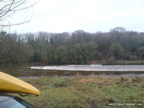  Boyne River - stackallen in high water