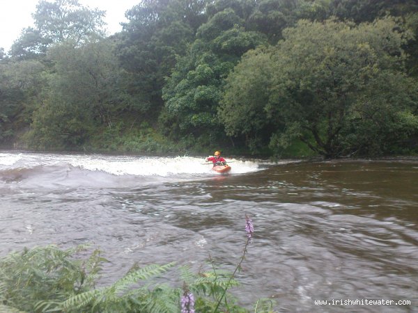  Erriff River - me havin a play on the upper wave