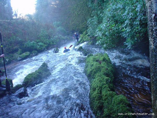  Owennashad River - ist main drop after the 3 arched bridge, photo take from under the middle arch