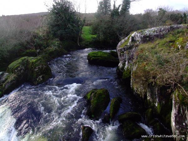  Upper Bandon River - TOP OF BIG DROP  @ -0.1M