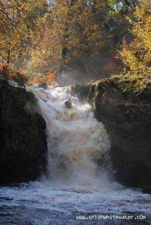  Glenarm River - Andrew tucks up on the big one.