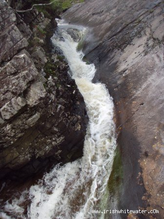  Glenacally River - An alternative to running the 15 footer.This comes in on river left