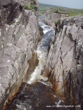  Glenacally River - The innocuous little drop, directly after the 15 footer