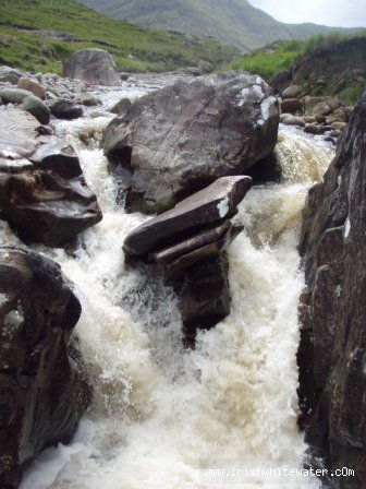  Glenacally River - Manky drop looking upstream