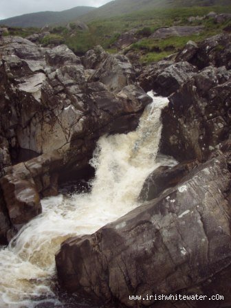  Glenacally River - Me vertically pinned in the teacups!! 