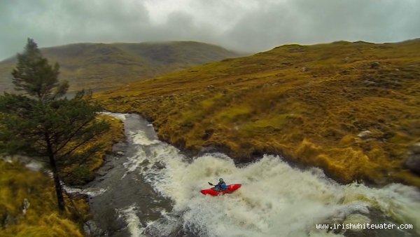  Seanafaurrachain River - David Higgins on another big slide on the bottom half of the river