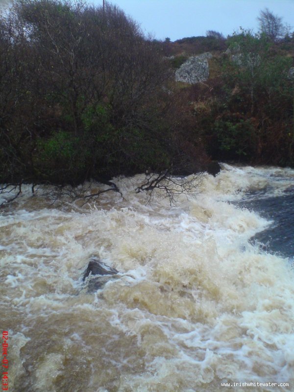  Kip (Loughkip) River - Stopper at the slide, on high water.