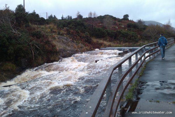  Lowerymore River - Top section steps river right - High water