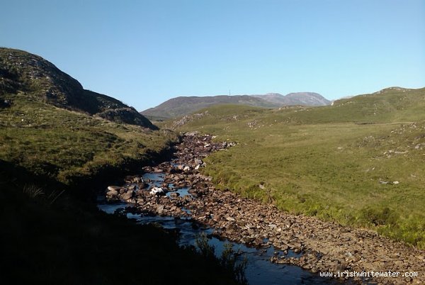  Upper Owenglin River - The rapid before Simons Falls - No water.