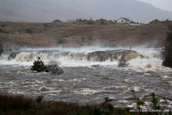  Erriff River - High water & High Winds