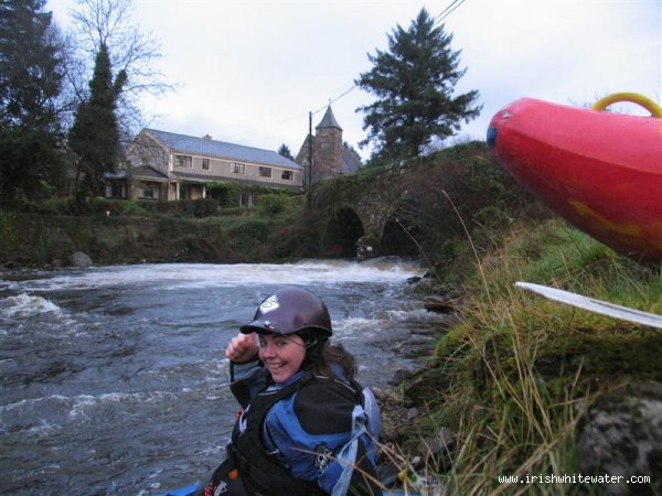  Nire River - cora @ the get on below the bridge & stopper at hanoras cottage and the nire church