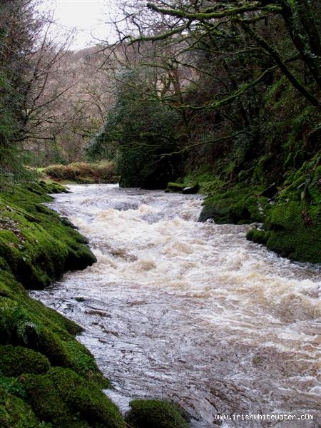  Colligan River - entry to gorge above and first rapid/drop high water