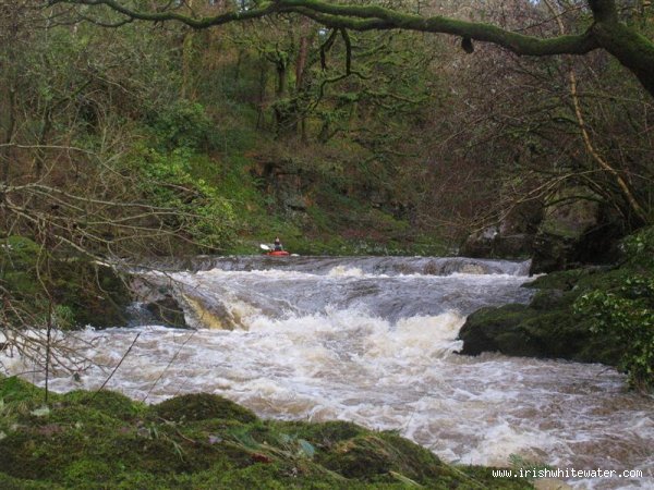  Colligan River - River wide natural weir in high water a little retentive