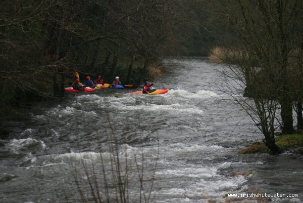  Kings River River - The last long rapid.