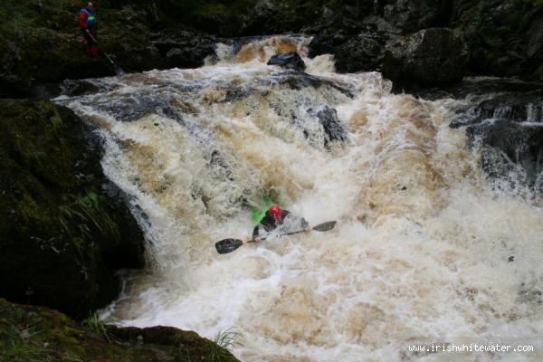  Dargle River - Cillian going deep