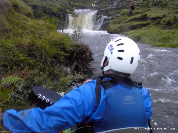  Srahnalong River - Tom Cluskey looking back up