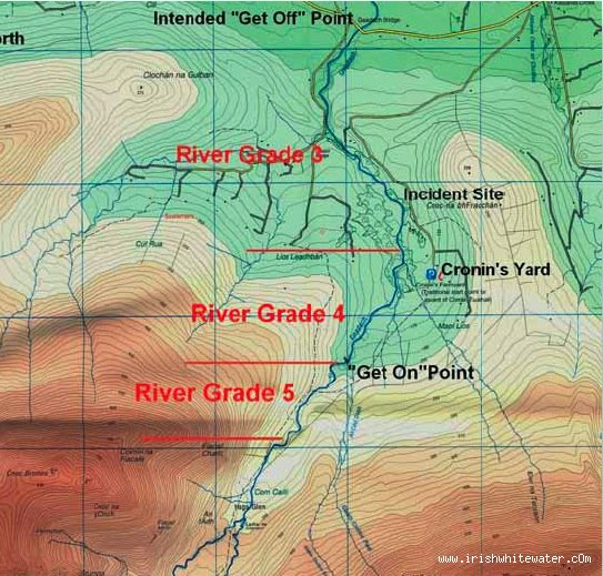 Map to Gaddagh River - MCIB Gaddagh Map