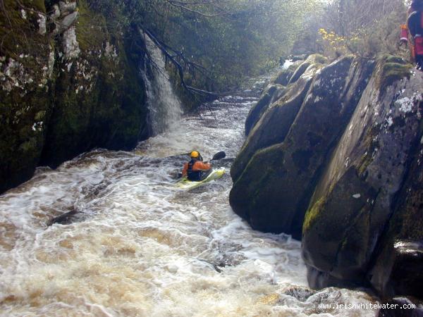  Flesk River - Mickey B at bottom of Second Gorge