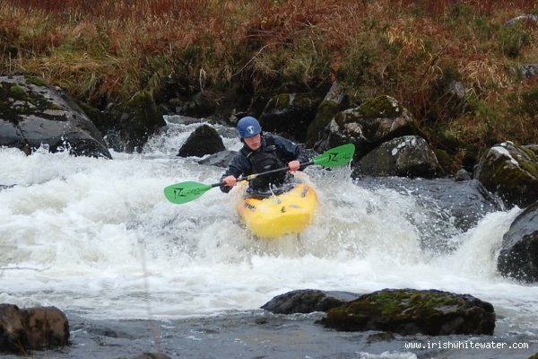  Owenroe River - Kev on the Owenroe on low water