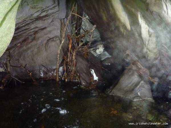  Coomeelan Stream River - Entrance to 20m long syphon under boulder