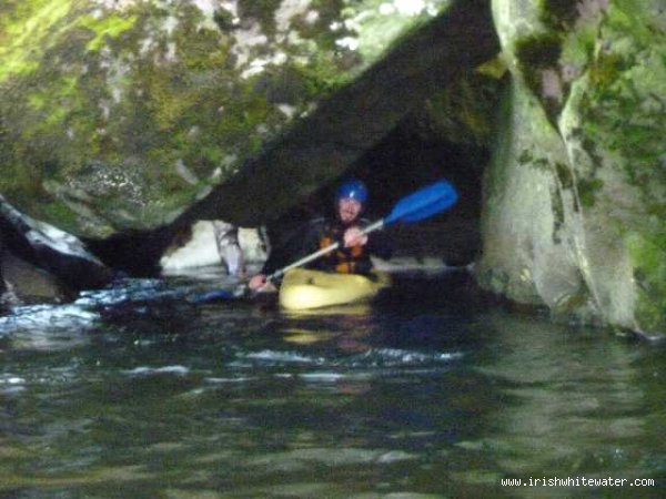  Coomeelan Stream River - Paddling out of the syphon