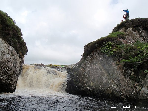  Upper Owenglin River - Hot as Balls Falls at a Low level. 