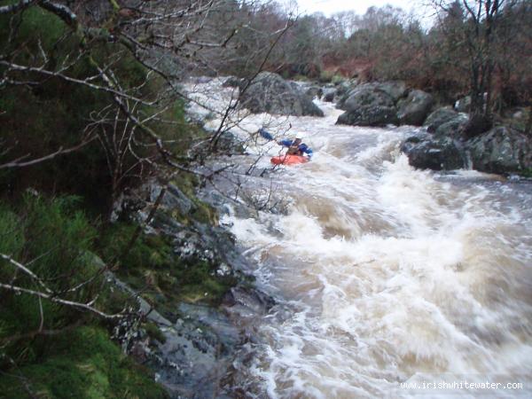  Glenmacnass River - Boulder Garden,
Medium water. Paddler Cormac Lynch