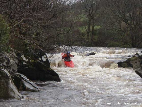  Upper Flesk/Clydagh River - Double Drop above Middle Bridge