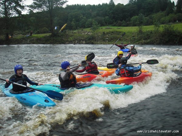  Avonmore (Annamoe) River - Party wave in rathdrum.low water