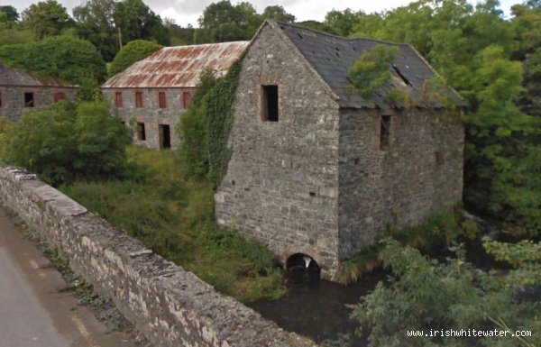  Fane River - The putin beside the old mill.