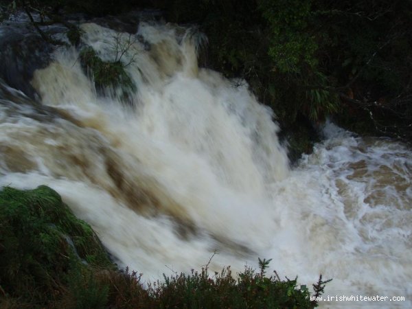  Ilen River - cascade in flood nov 2011