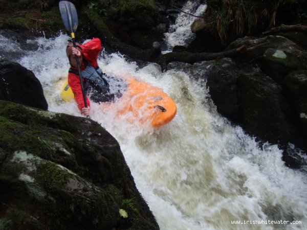  Caraghbeg (Beamish) River - Ronan O Connor final drop on the River just before take out