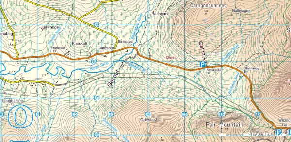 Map to King's River River - Kings river map