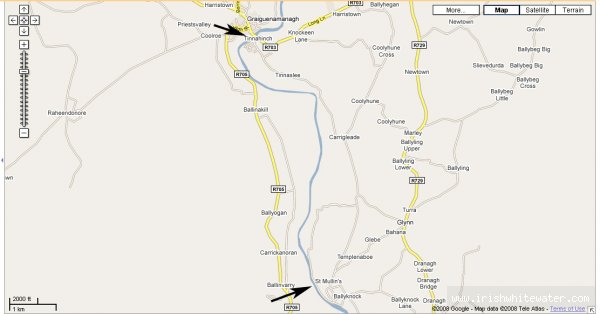 Map to Barrow River - google of map of graignamanagh to st mullins run