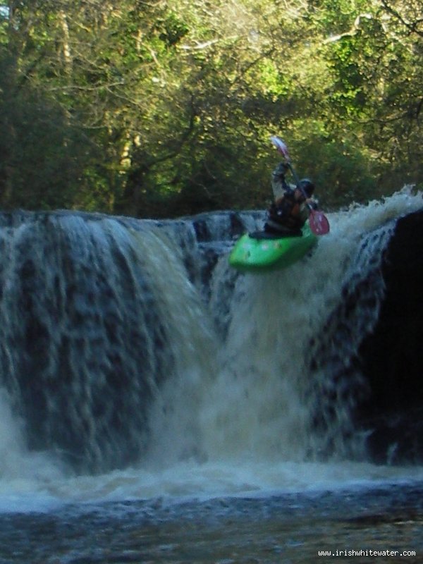  Clare Glens - Clare River - Noel Brown -entry falls low water