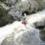 Photo of the Coomhola river in County Cork Ireland. Pictures of Irish whitewater kayaking and canoeing. below final rapid
11-07-10. Photo by dave g