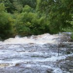  Easkey (Easky) River - Looking back at the double drop