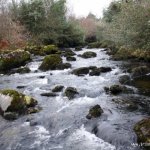  Upper Lee River - bolder garden upstream from big drop( low water)