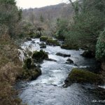  Upper Lee River - downstream from bridge (low water)