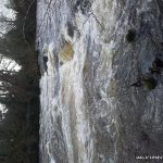 Photo of the Liffey river in County Dublin Ireland. Pictures of Irish whitewater kayaking and canoeing. castletown rapids in flood. Photo by john