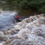  Six Mile Water River - Shakey Bridge high water