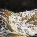 Photo of the Mayo Clydagh river in County Mayo Ireland. Pictures of Irish whitewater kayaking and canoeing. The 4th hole on the lower section. Photo by Graham Clarke