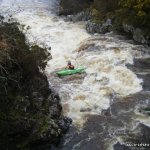 Photo of the Flesk river in County Kerry Ireland. Pictures of Irish whitewater kayaking and canoeing. Photo by Rob Coffey