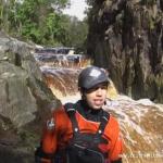 Photo of the Mayo Clydagh river in County Mayo Ireland. Pictures of Irish whitewater kayaking and canoeing. Lower Section Gorge(ish). Photo by Graham Clarke