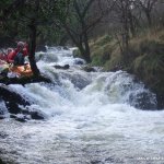 Photo of the Caraghbeg (Beamish) river in County Kerry Ireland. Pictures of Irish whitewater kayaking and canoeing.