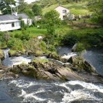 Photo of the Owenglin (Clifden Falls) river in County Galway Ireland. Pictures of Irish whitewater kayaking and canoeing. Clifden Falls. Photo by John M